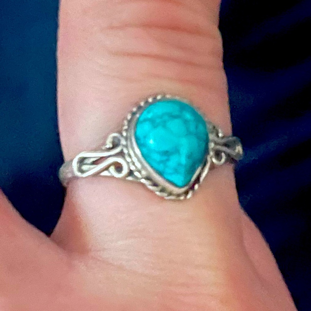 Stealing silver vintage turquoise